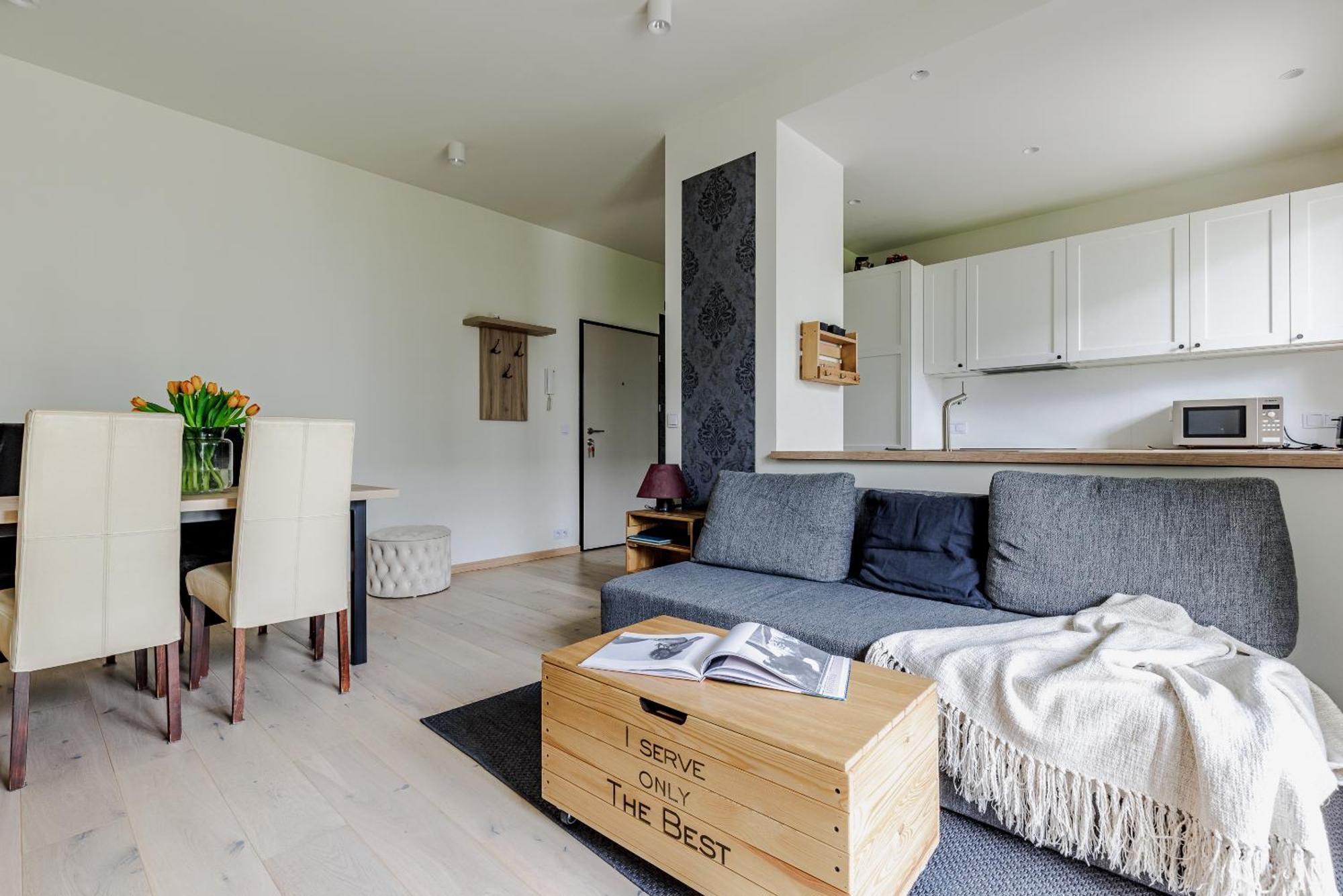 Relax&Comfort New Waw 50 Sqm With Terrace, Garden, Free Parking And Ac Warsaw Exterior photo