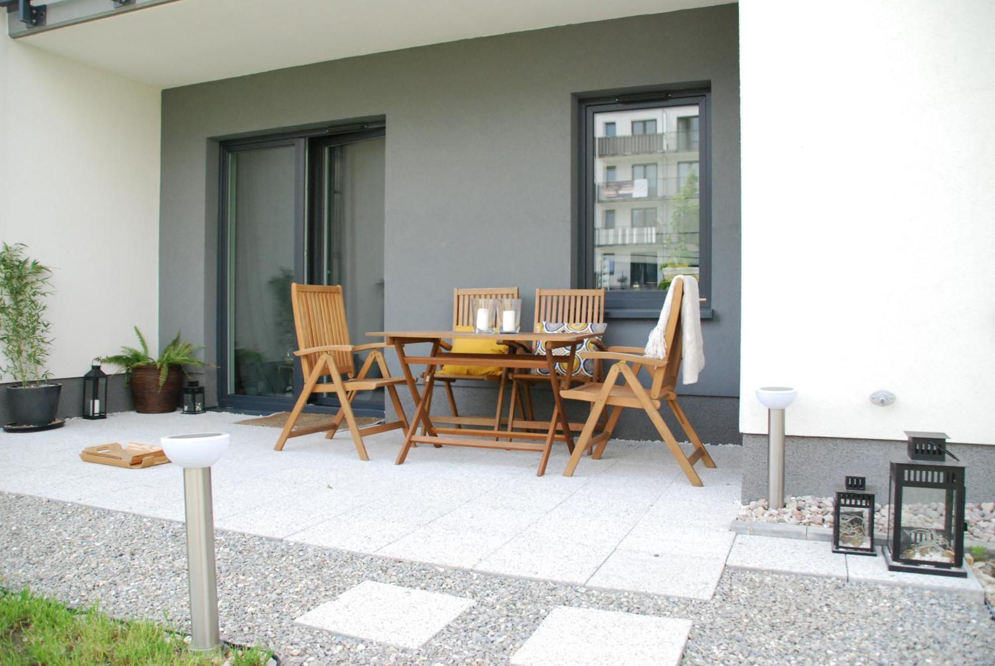 Relax&Comfort New Waw 50 Sqm With Terrace, Garden, Free Parking And Ac Warsaw Exterior photo